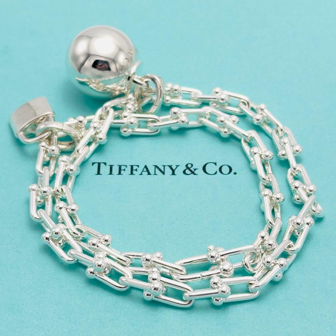 Tiffany ハードウェア　スモール　ラップ　ブレスレット　ラージ　Ag925