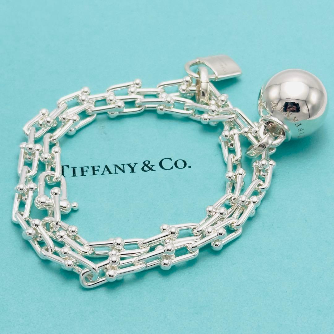 Tiffany ハードウェア　スモール　ラップ　ブレスレット　ラージ　Ag925
