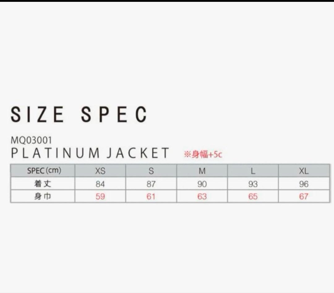 マークリーンプラチナムジャケット　サイズSスノーボードウェア