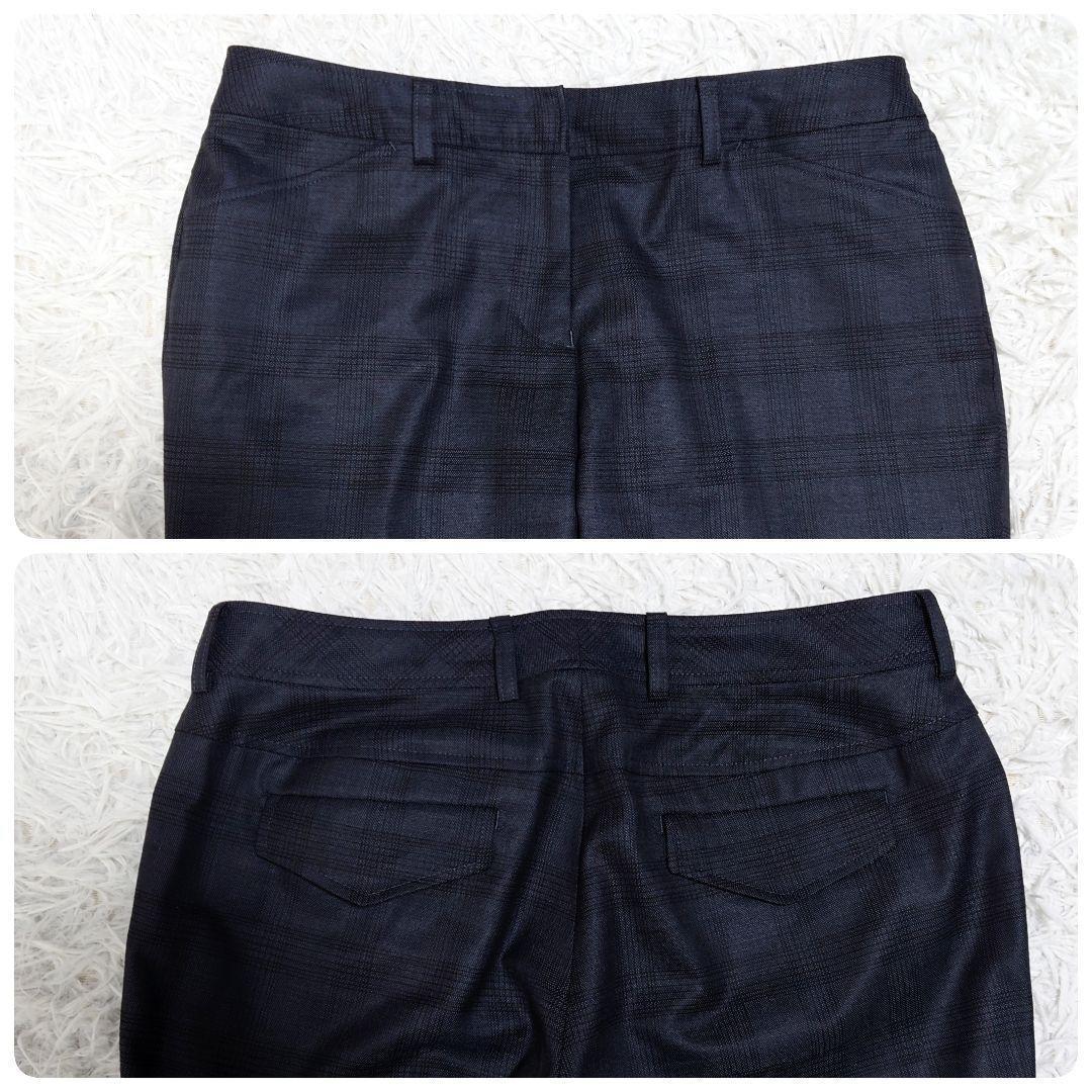 希少　大きいサイズ　オリヒカ　パンツスーツ　グレー　グレンチェック　上11下13