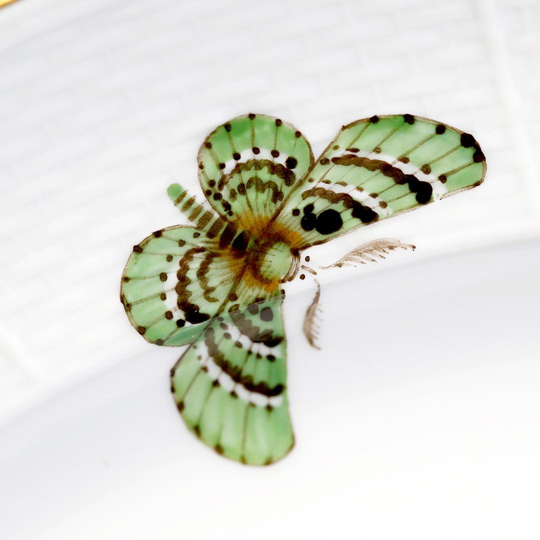 【美品 １級品】マイセン 最高峰 自然主義 オーバルプレート オツィエ レリーフ