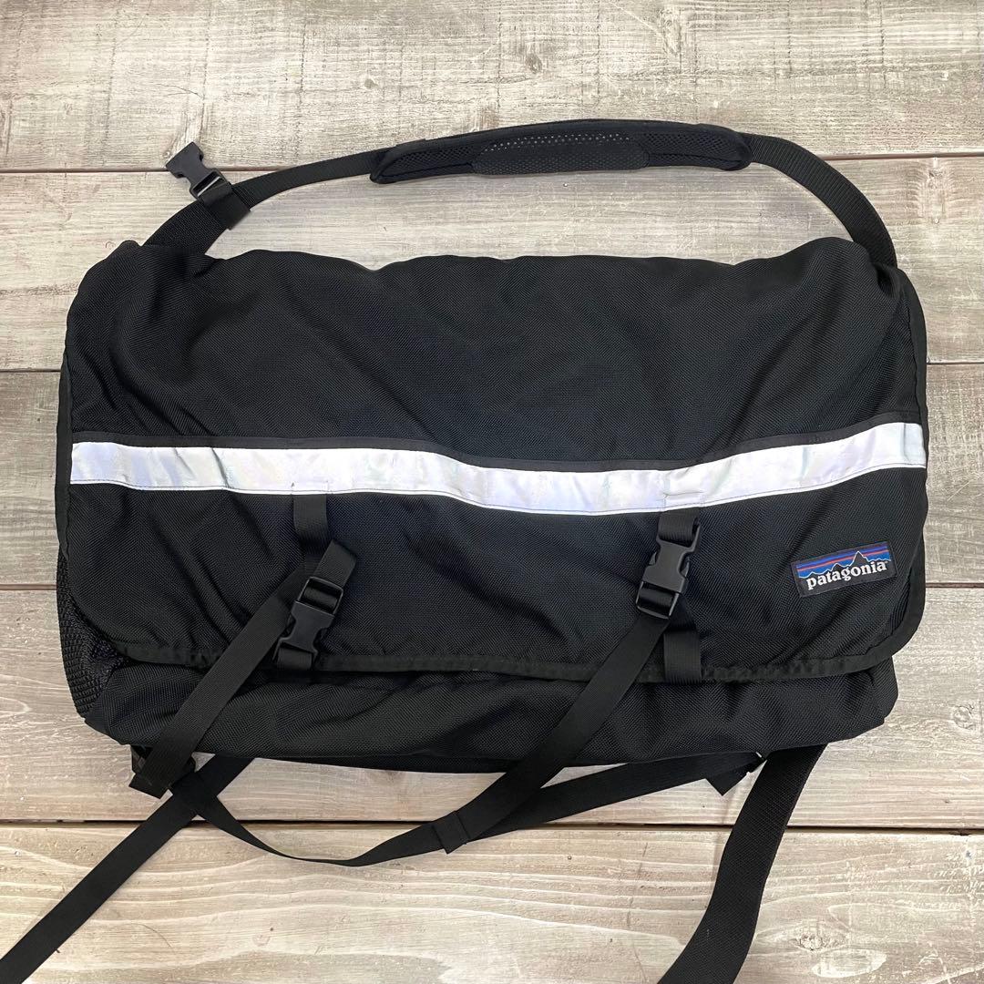 稀少 90s USA製 patagonia クリティカルマスバッグ ブラック