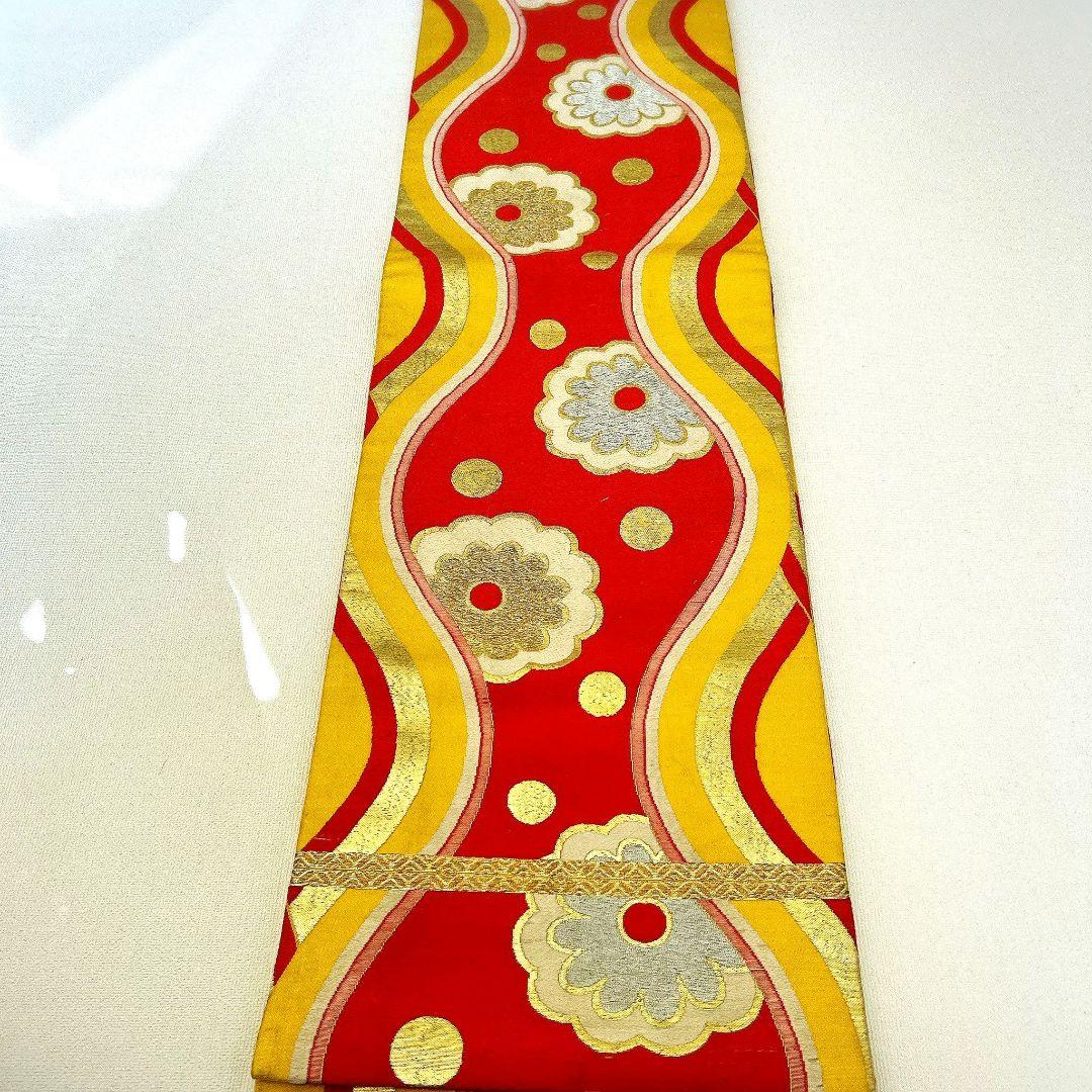 フルセット 七五三 7歳女の子 長着＆長襦袢＆帯＆小物　エメラルド　金銀プリント