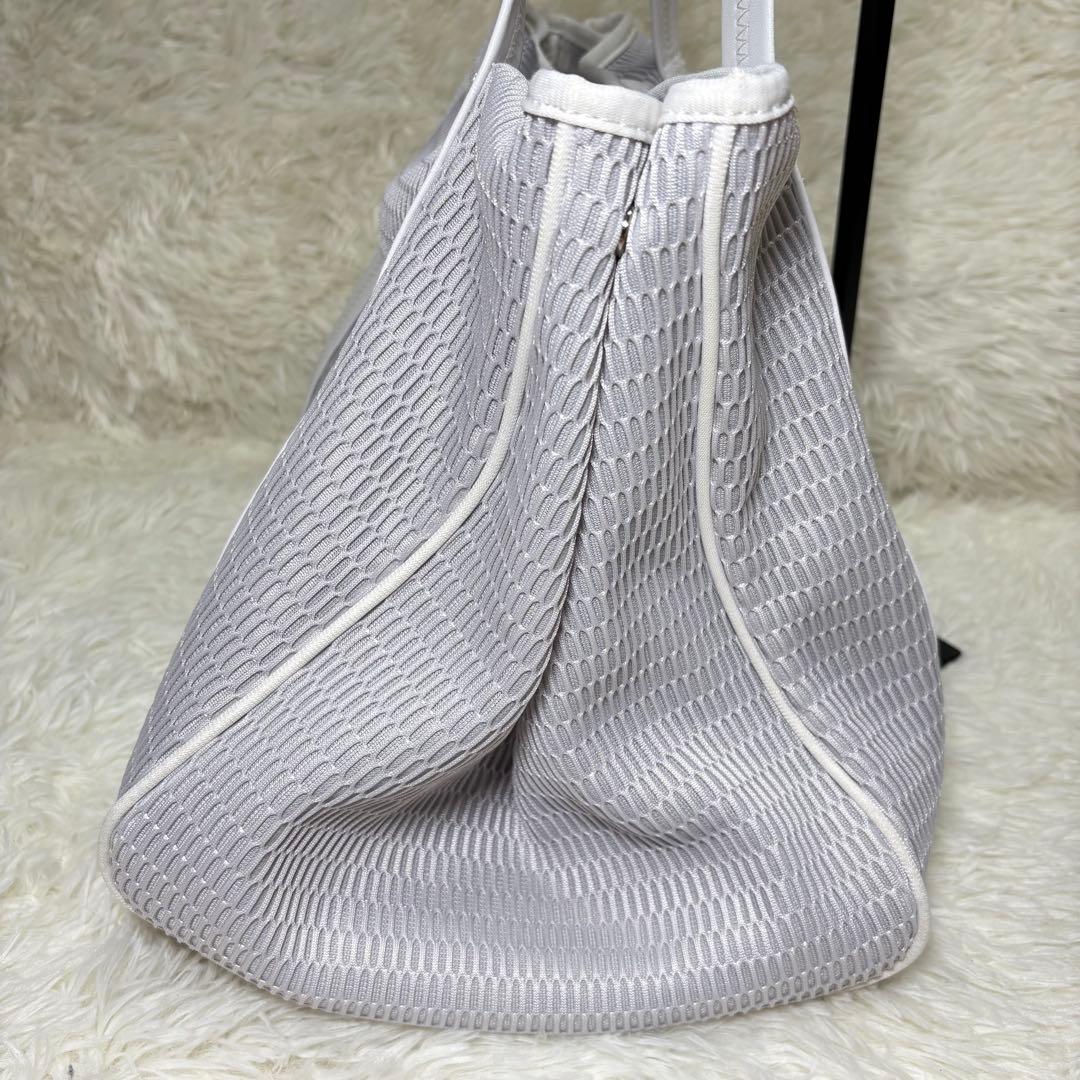 qbag paris ネスト　メッシュ トート　マザーズバッグ グレー L