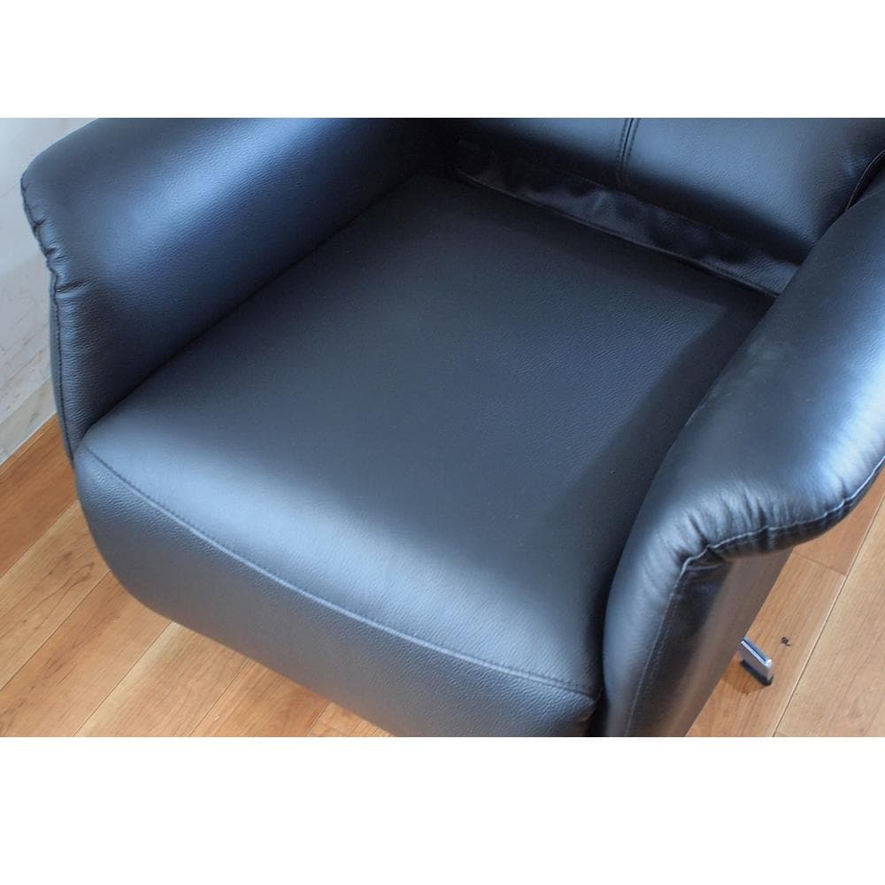 美品 電動リクライニング パーソナルチェア 革 1人掛け ソファ