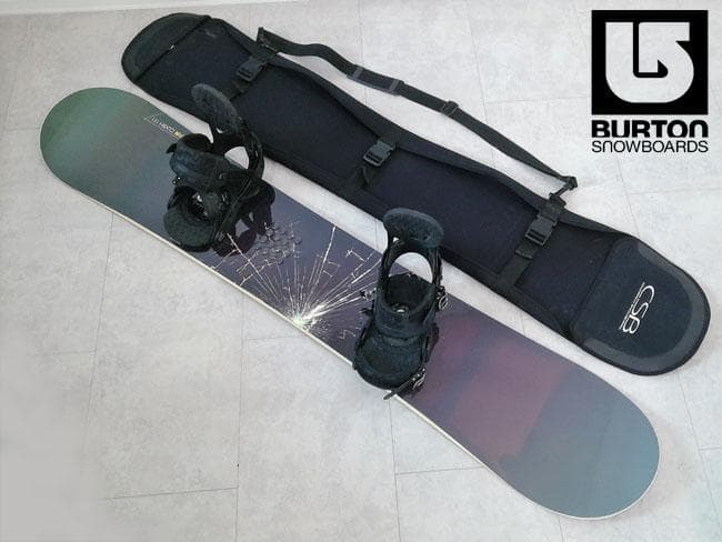 BURTON CLASH 161 スノーボード3点セット カバー＆ビンディング付