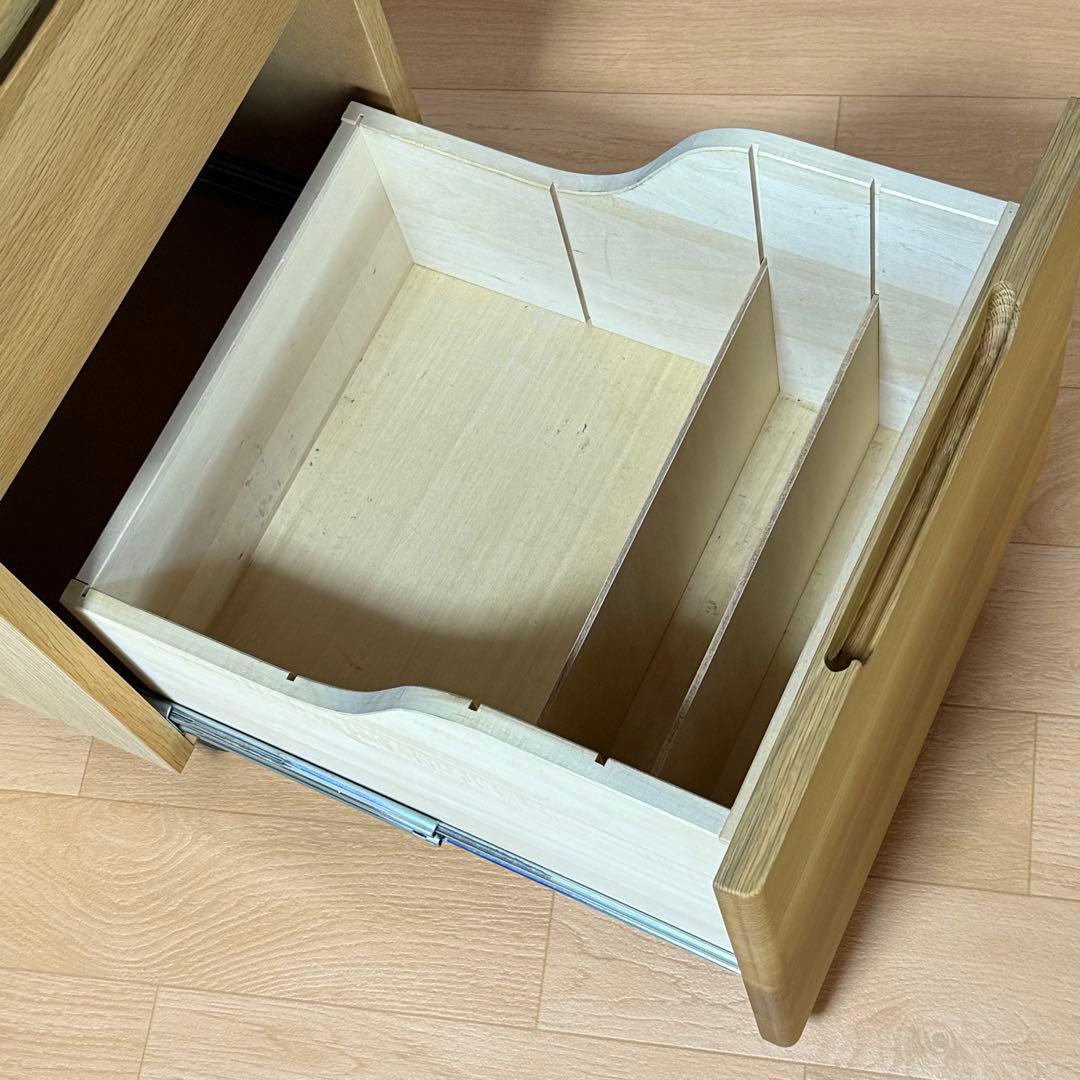 カリモク家具 ピュアナチュール デスクワゴン SU0377 ピュアオーク