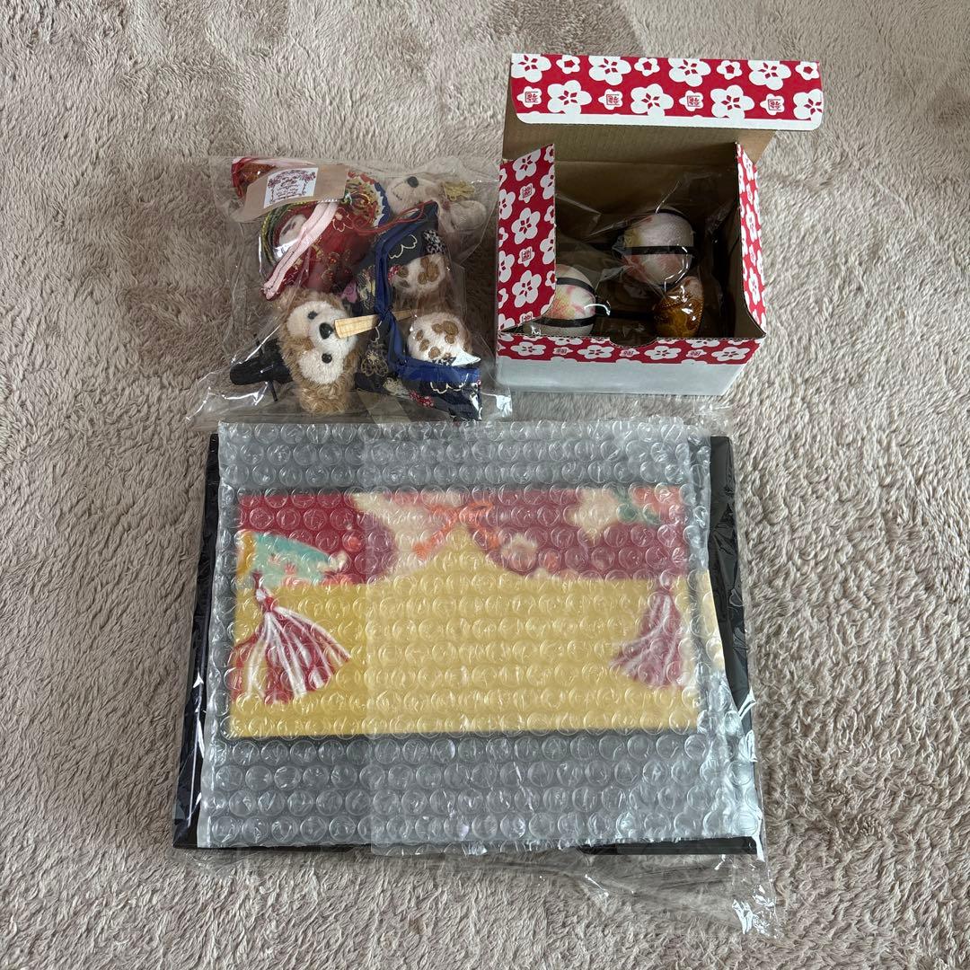 雛人形風ぬいぐるみセット、ダッフィー・シェリーメイ