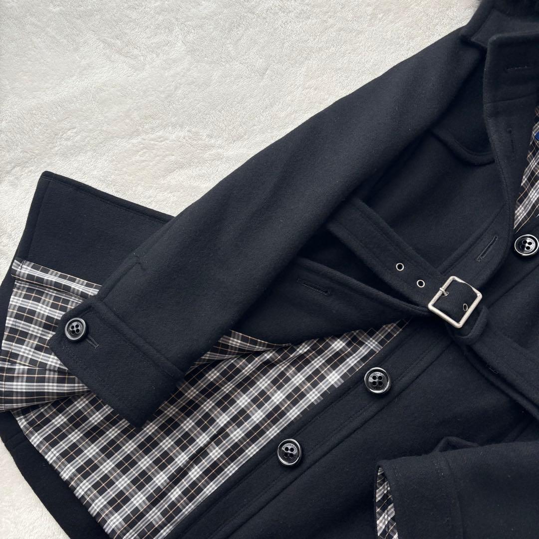 【専用】バーバリーブルーレーベル アンゴラウールコート ラクーンファー フード