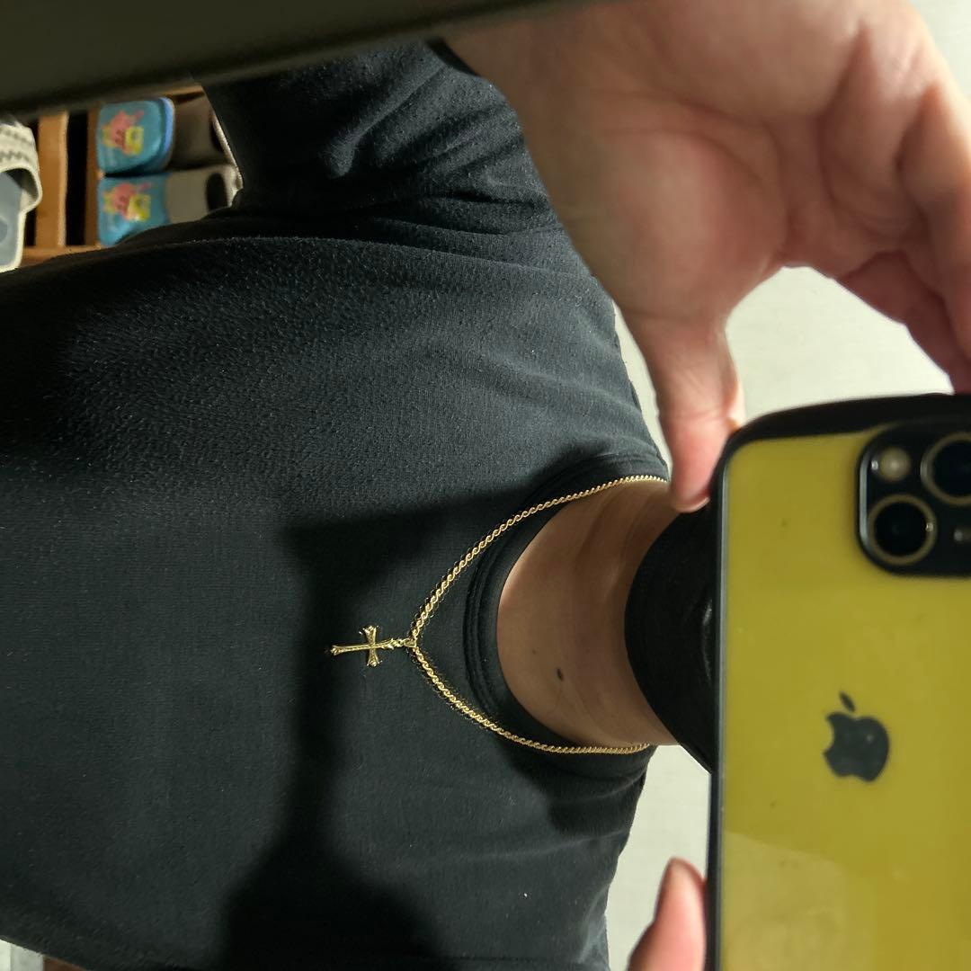 18K ネックレス　18金　ロープチェーン