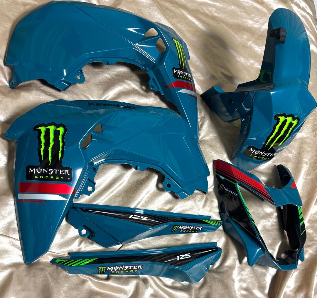 Kawasaki Z125PROカウルセット Monster Energy 仕様