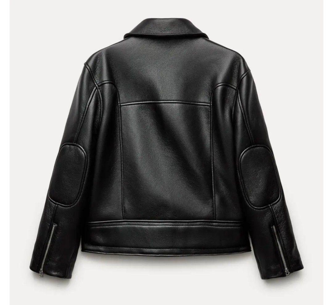 ena新品ZARA♥ZW COLLECTION完売フェイクレザージャケット