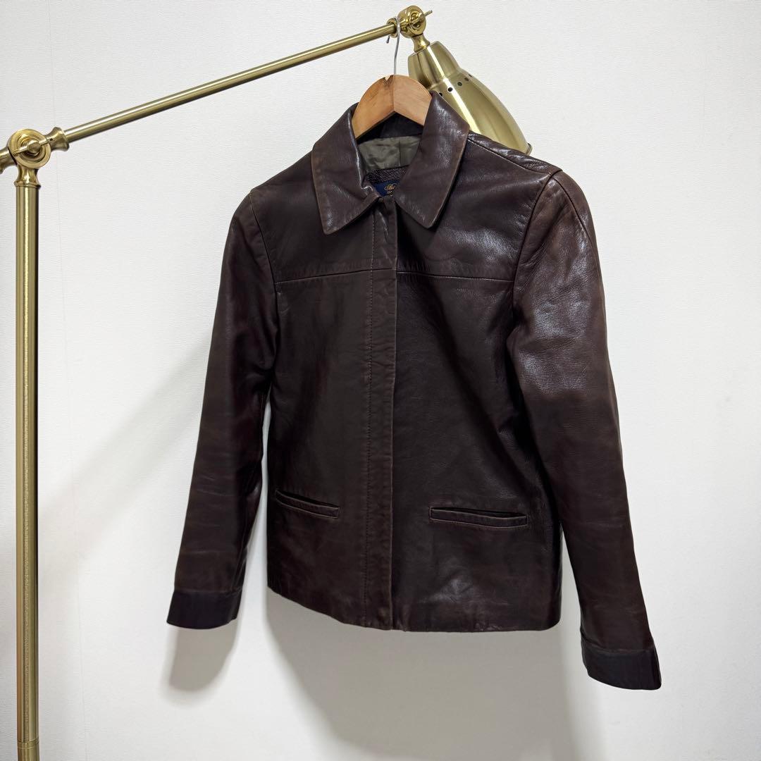 ブルックスブラザーズ 本革 レザー ブルゾン XS ビンテージ カナダ製