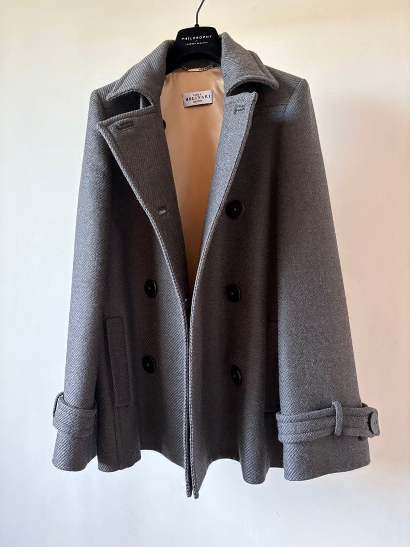 ANNA MOLINARI アンナモリナーリ　コート　ヘリンボーン ジャケット