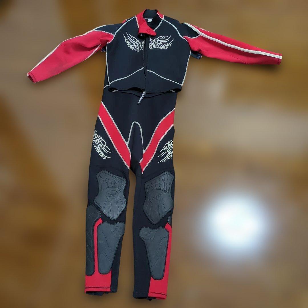 ウェットスーツ　ジパソン　ZIPATHONG　赤黒　メンズ　ジェットスキー用