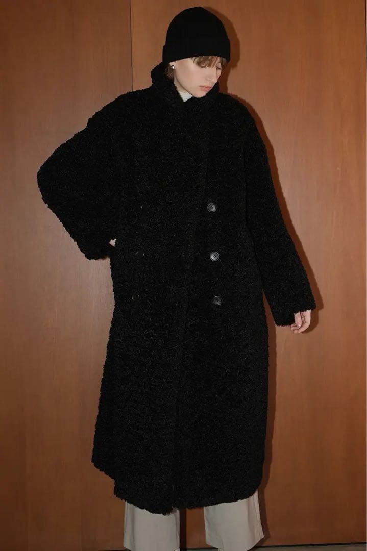 CLANE ダブル ロング ボアコート DOUBLE LONG BOA COAT