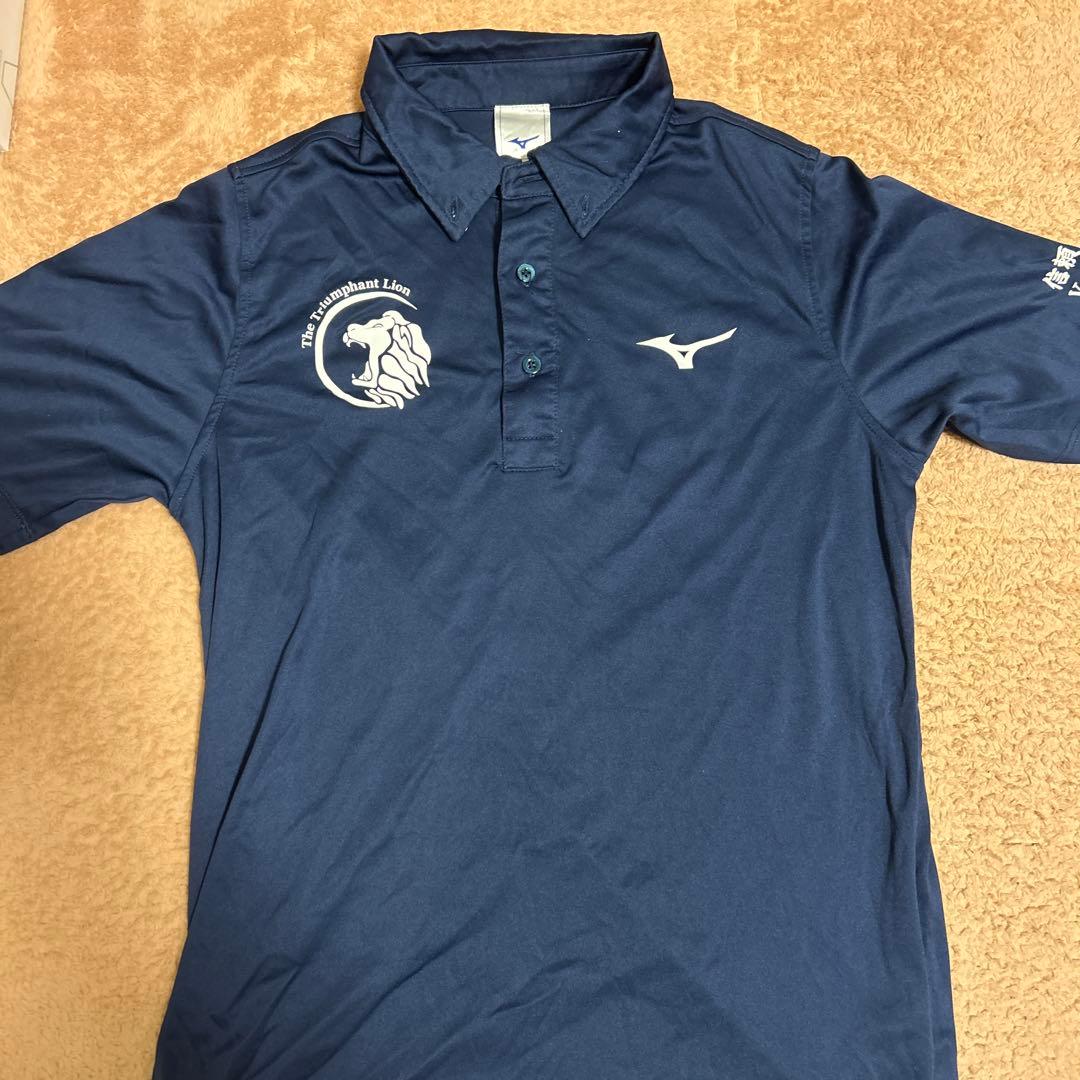 限定品 日体大 Mizuno ネイビー ポロシャツ NSSU