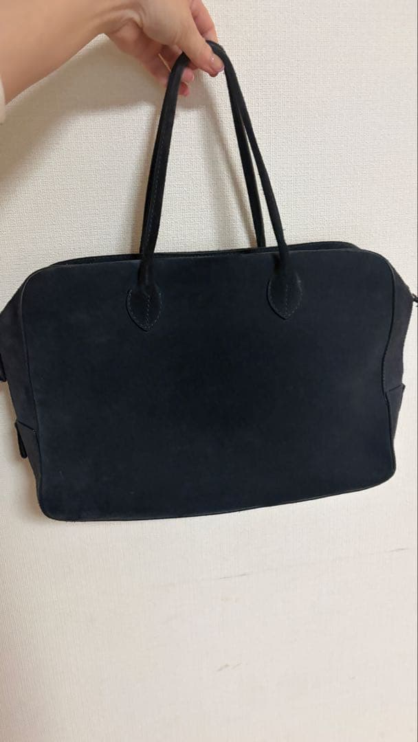 maisoncanau BOX BOSTON (L) MIDNIGHT スエード