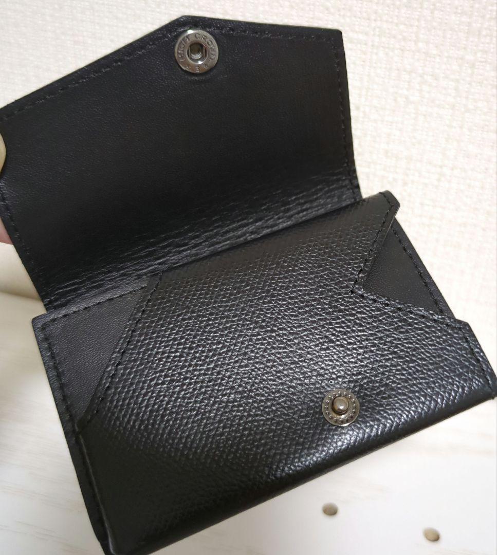 abrAsus 小さい財布　ブッテーロレザー　ブラック