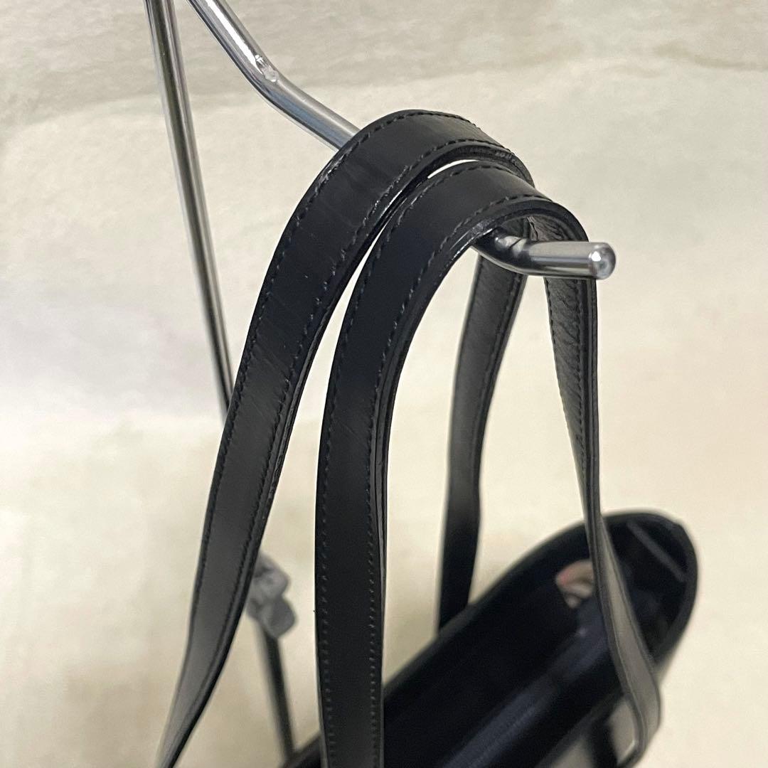 【美品】 バーバリー トートバッグ ノバチェック 肩掛け 冠婚葬祭 レザー