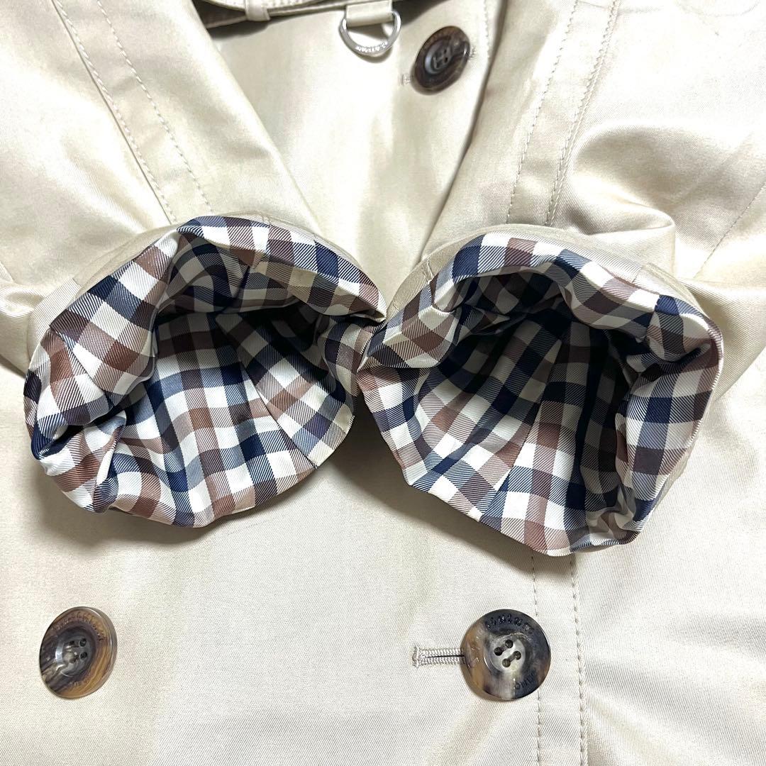 ✨即売品✨アクアスキュータム トレンチコート ライナー付き ベルト ベージュ