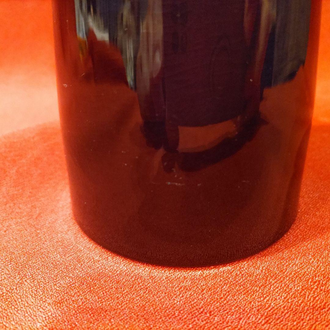 三代 徳田八十吉 彩釉 碧明釉 花入 人間国宝 花器 花瓶 九谷焼