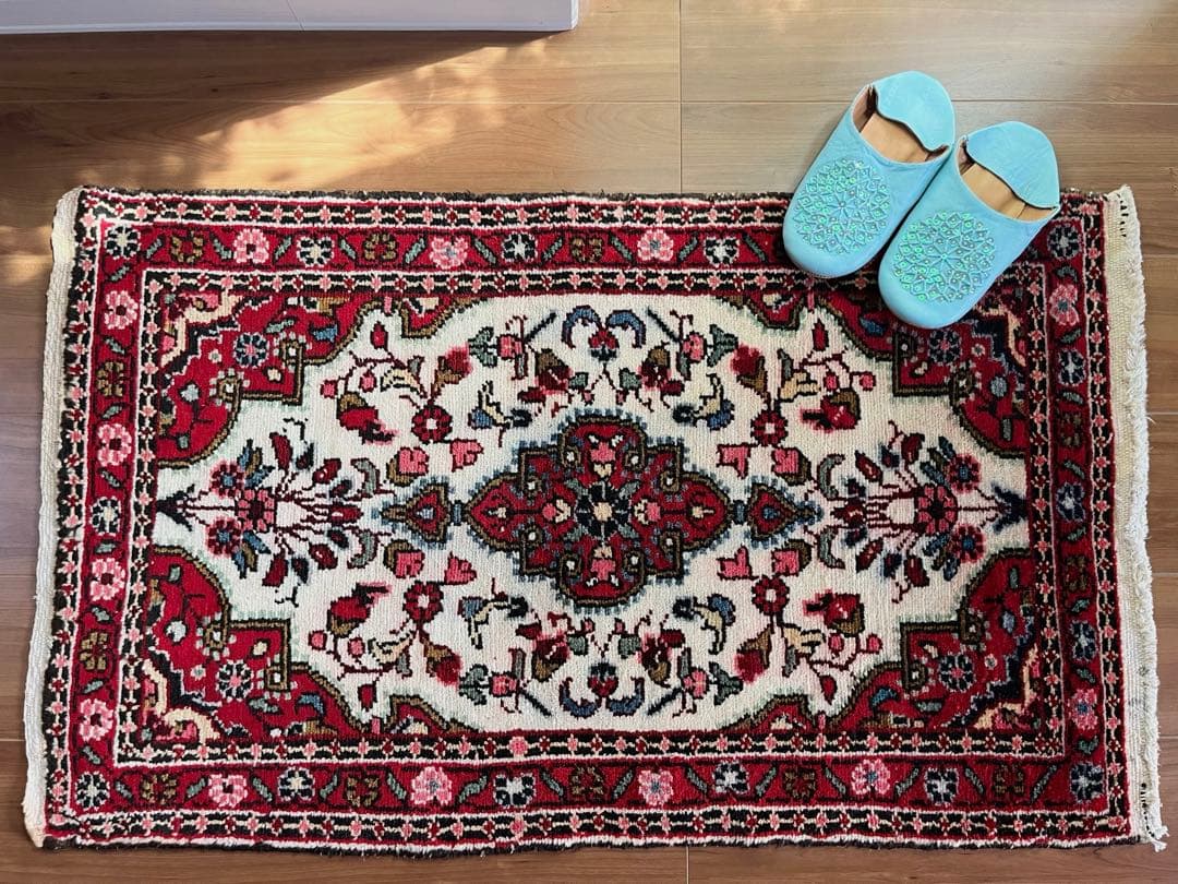 ヴィンテージラグ 手織りラグ