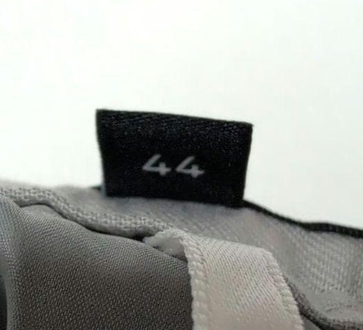 大きいサイズ44　INDIVI　スーツ　セットアップ　ストライプ　グレー