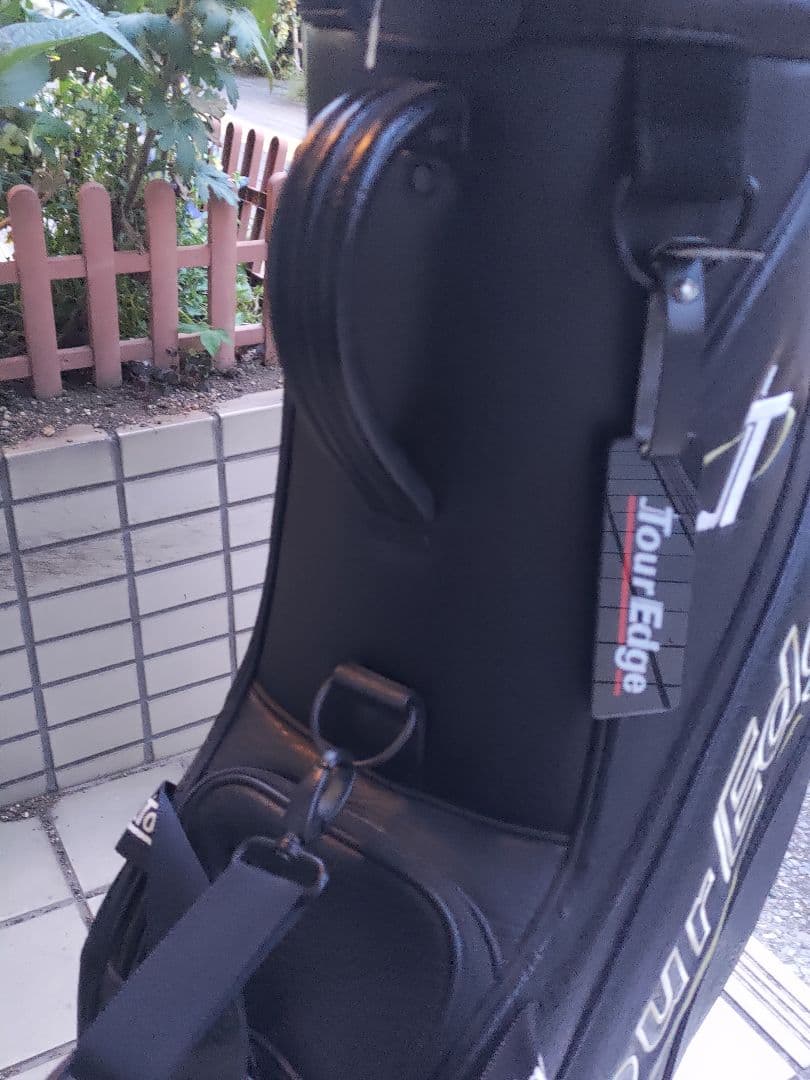 希少 TOUR EDGE キャディーバッグ ゴルフバッグ ブラック ツアーエッジ