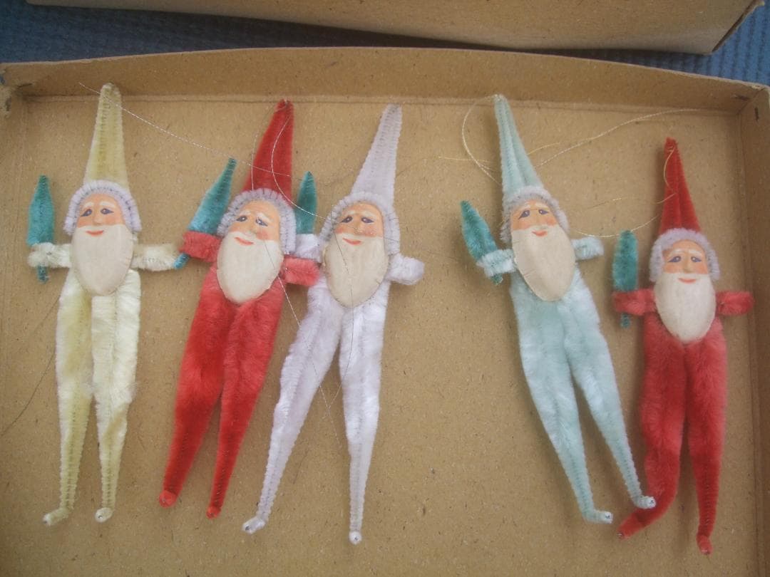 昭和レトロ★サンタ・モール・オーナメント 25体セット元箱付