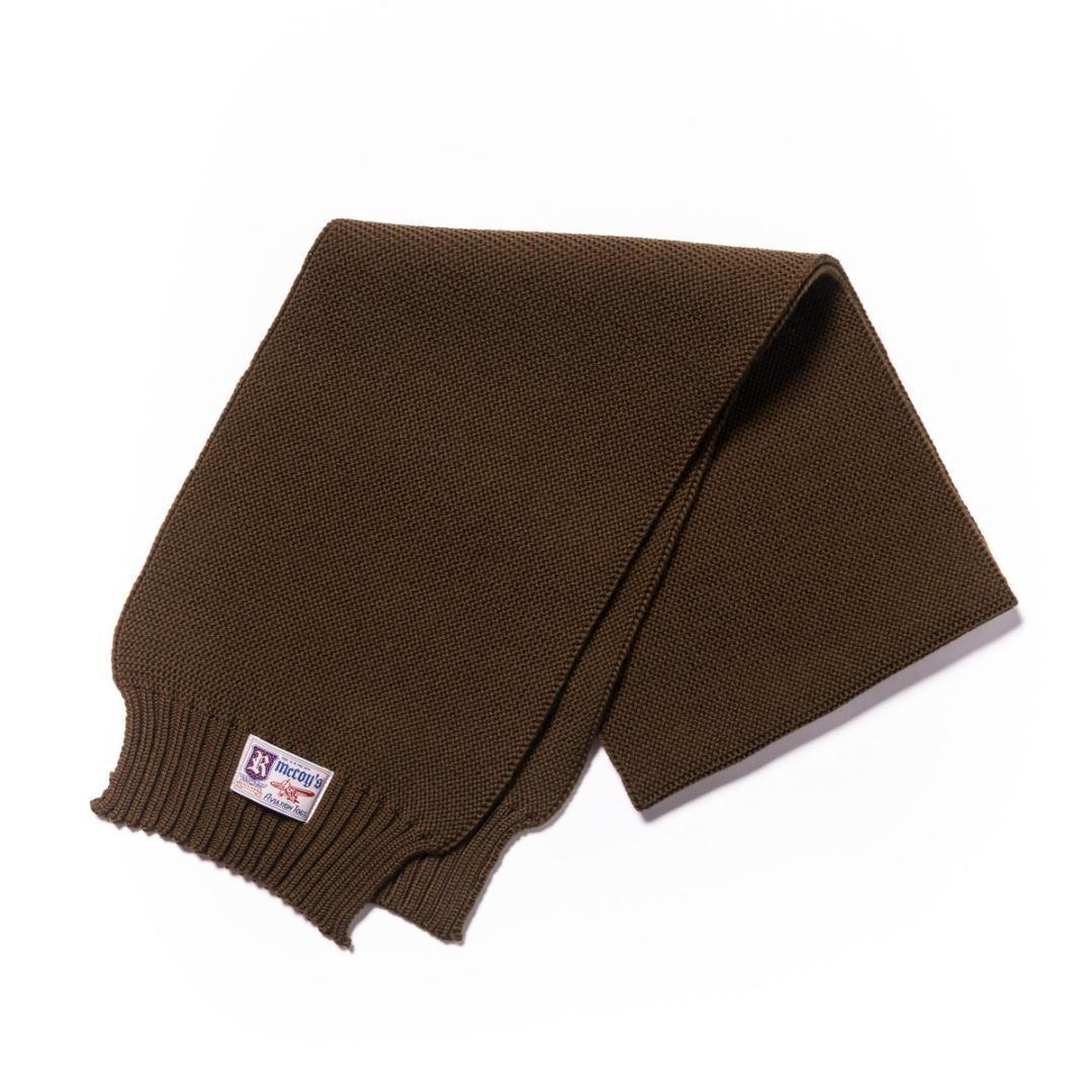 ザリアルマッコイズ SCARF WOOL-KNIT (OLIVE)