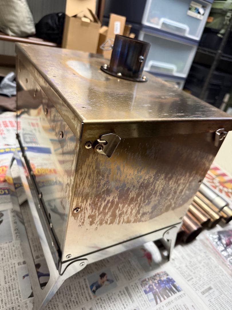 solotour 薪ストーブ　煙突ガード、ブラシ、ストーブファン、バッグ　セット