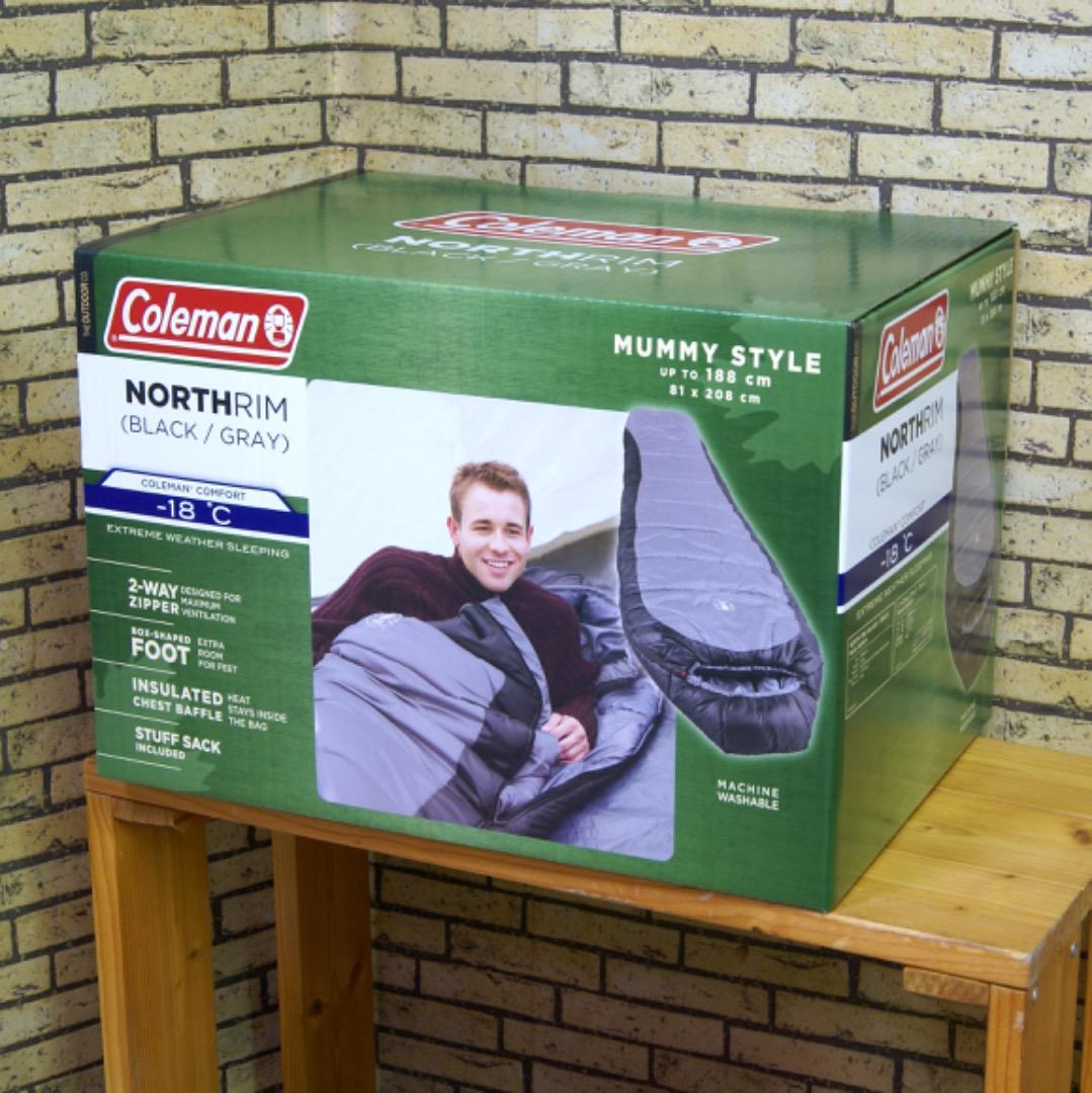 新品未開封　Coleman NORTHRIM 寝袋 -18°C マミースタイル
