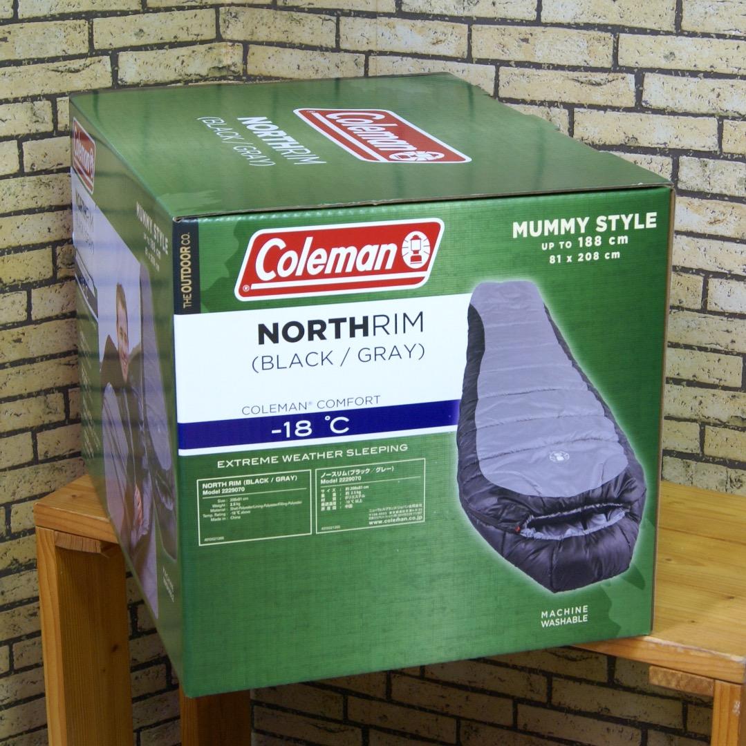 新品未開封　Coleman NORTHRIM 寝袋 -18°C マミースタイル