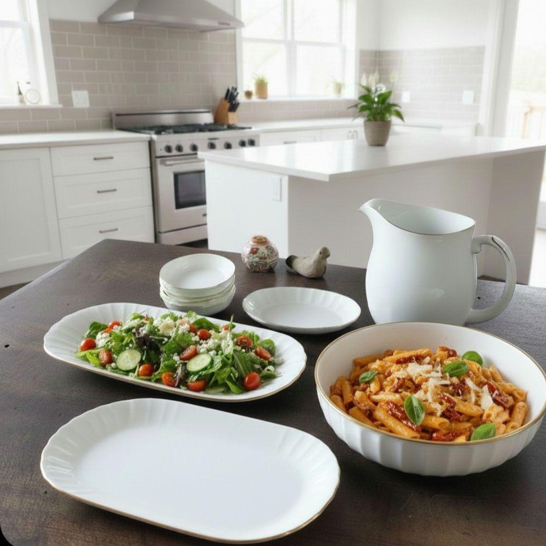 三菱石油　非売品記念品　大倉陶園　ピッチャー　小皿　ボウル鉢　オーバル長皿　金彩