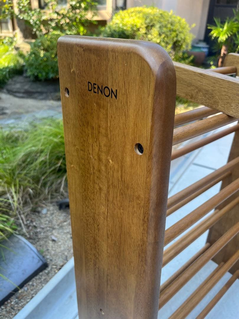 希少 DENON 木製 CDラック インテリア アンティーク