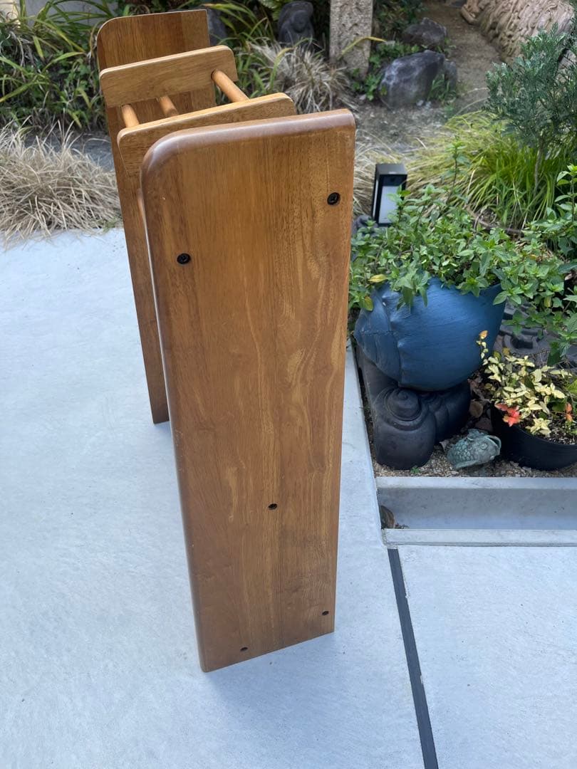 希少 DENON 木製 CDラック インテリア アンティーク