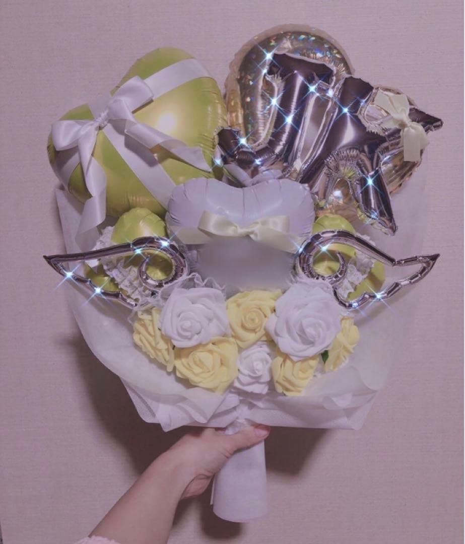 なみなみ　バルーンブーケ　2月19日到着