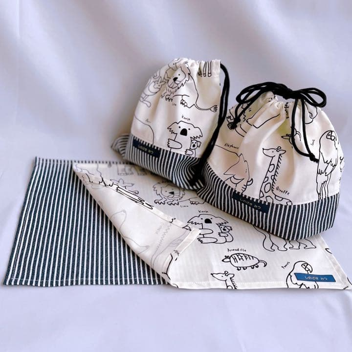 名入り　入園　入学　７点セット　男の子　女の子　アニマル　シンプル　プレゼント