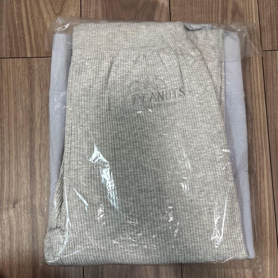 ジェラートピケ　スヌーピー裏毛プルオーバー