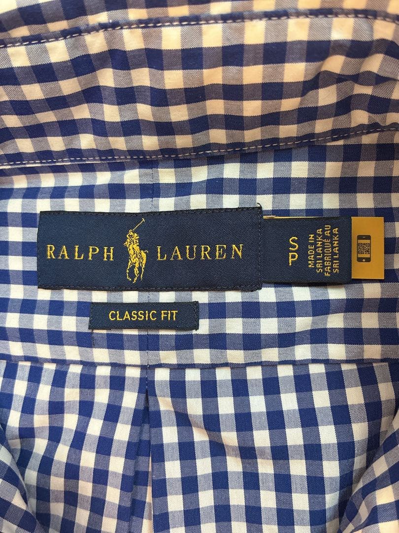 【ほぼ新品】Ralph Lauren クラシックフィット チェックシャツ現行QR
