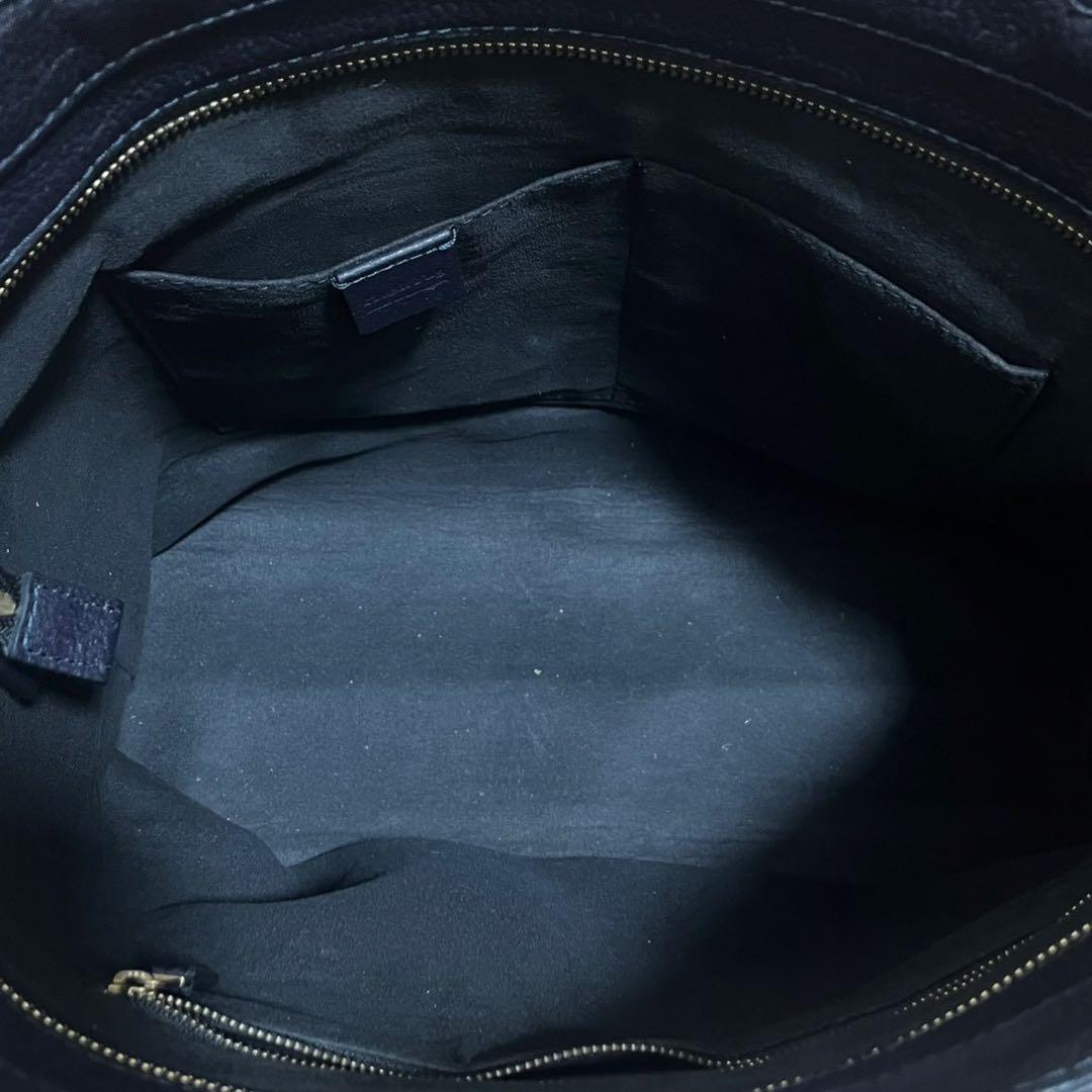 ✨極美品✨ ハッシュタグ トートバッグ ビジネス 大容量 シボ革 レザー