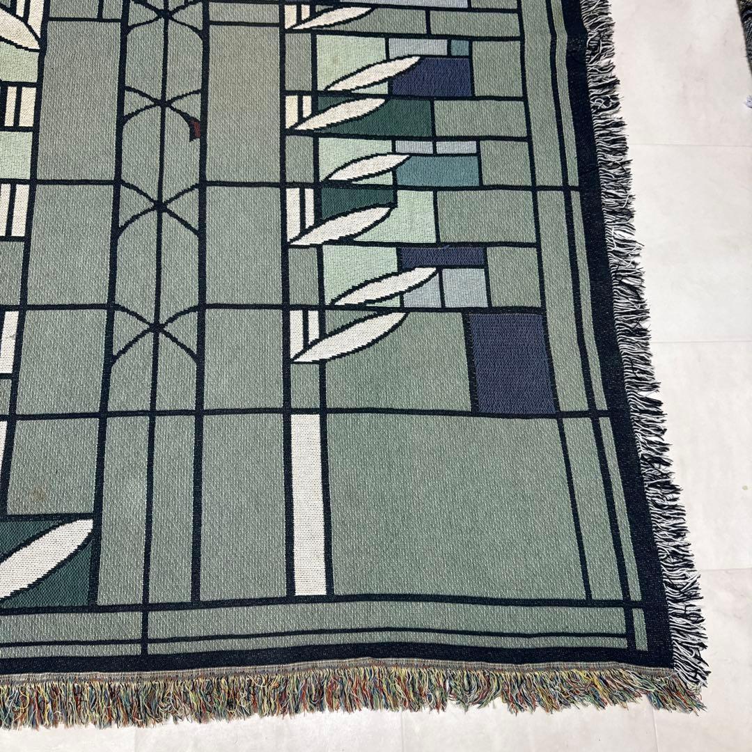 アート　マルチカバー　ソファーカバー　ヴィンテージラグ　180x134