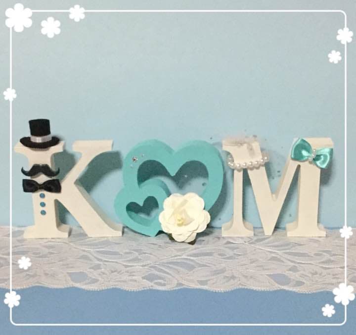 ゆーゆ様確認用♡ウエディングバージョン・イニシャルオブジェ