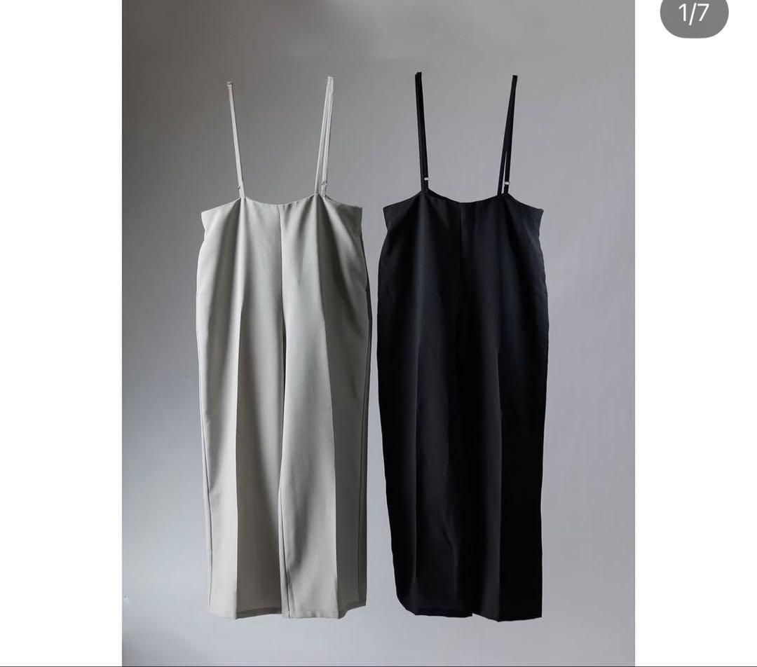 T. japan strap pants ストラップパンツ　ブラック