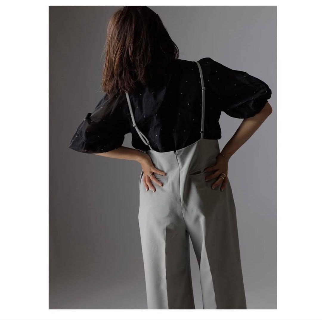 T. japan strap pants ストラップパンツ　ブラック