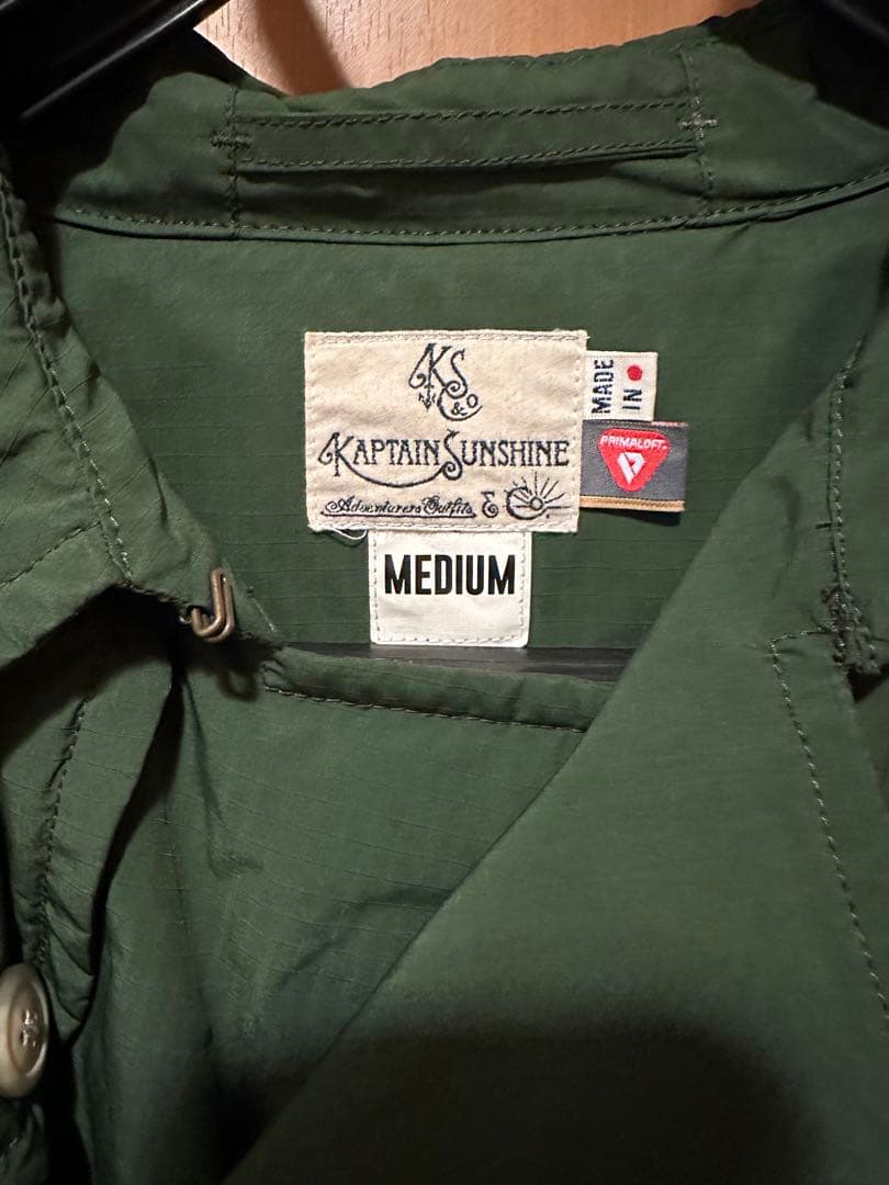 キャプテンサンシャイン padded trench coat