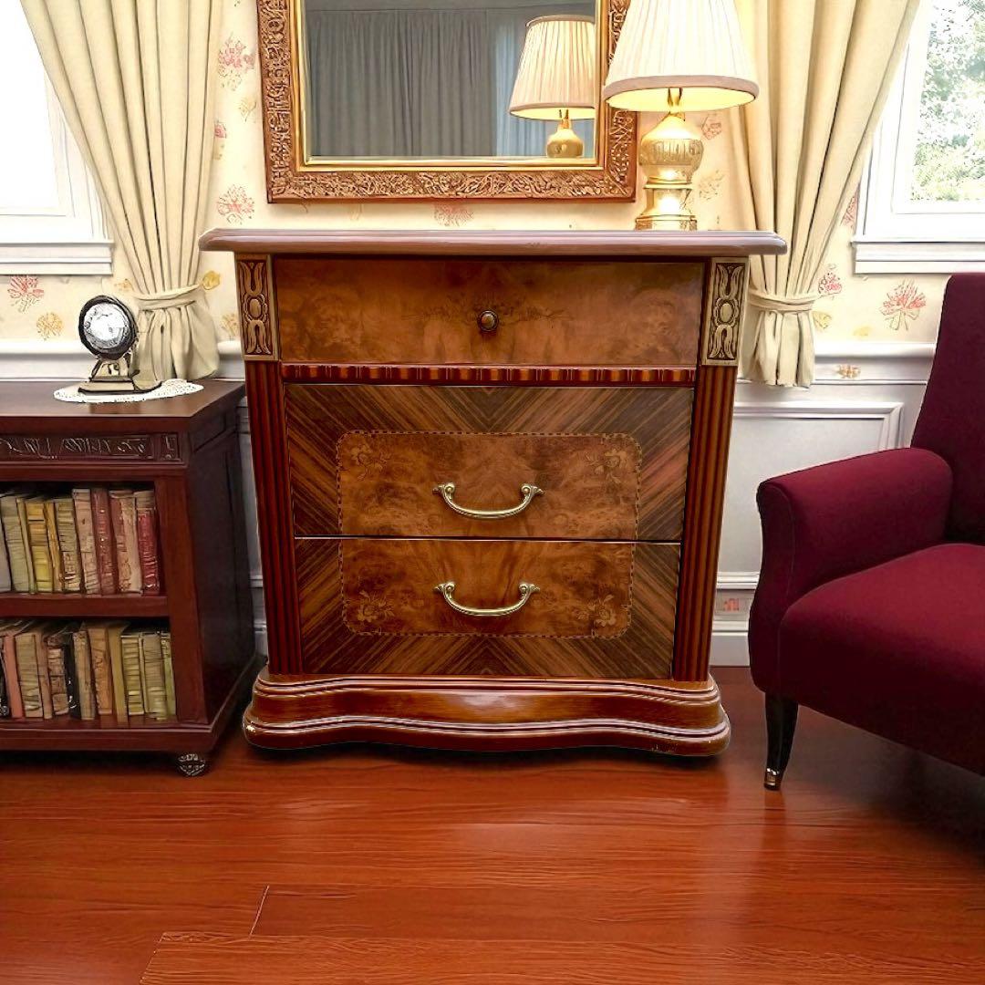 3段チェスト サルタレッリ アマルフィ ナイトテーブル チェスト