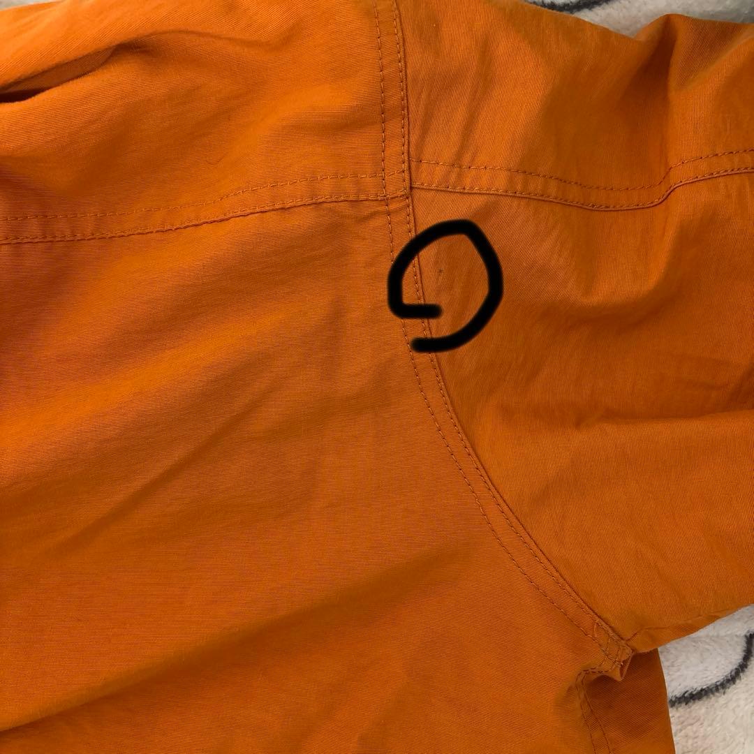 レア品 FTC エフティーシー マウンテンパーカー 裏ボア オレンジ Sサイズ