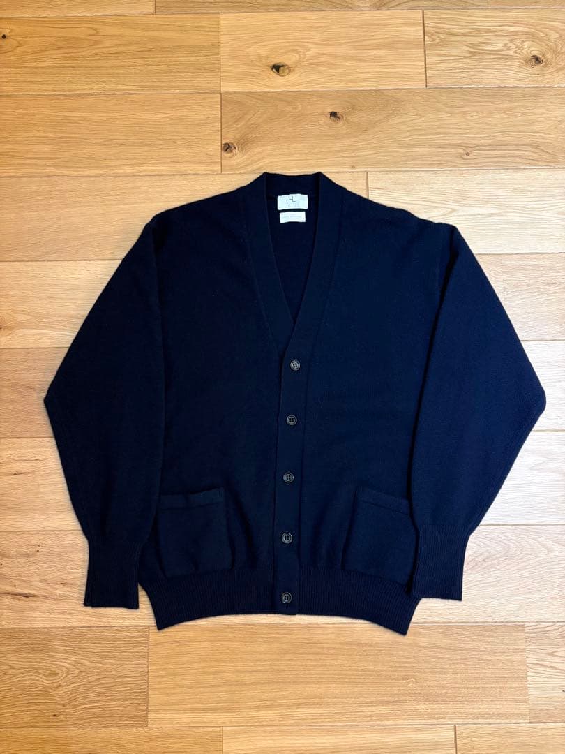 ヘリル　24AW ゴールデンキャッシュカーディガン　3 ネイビー